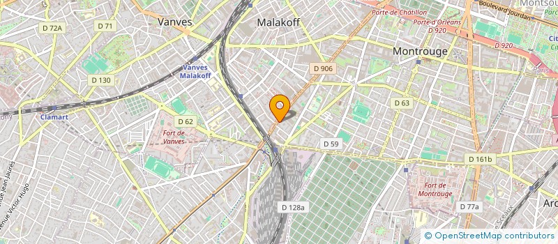 localisation de l'entreprise KEYZIT PRODUCTION  MONTROUGE