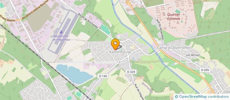 localisation de l'entreprise KEZA  KALTENHOUSE