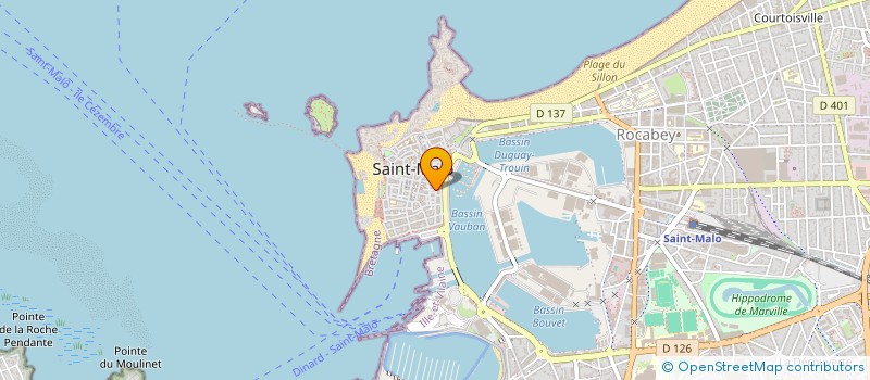 localisation de l'entreprise KEZACO COMPAGNIE à SAINT-MALO