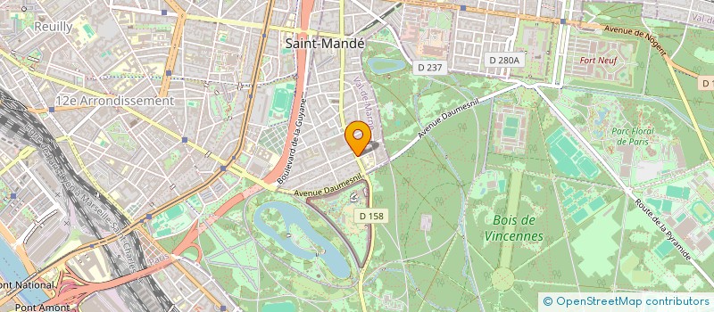 localisation de l'entreprise KEZAMI LABROUSTE à SAINT-MANDE