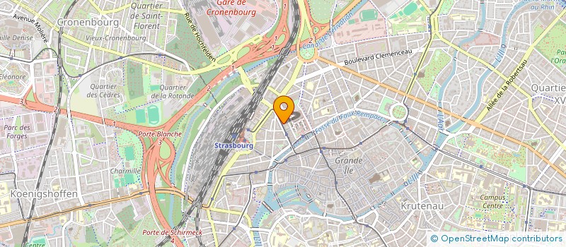 localisation de l'entreprise KF  STRASBOURG