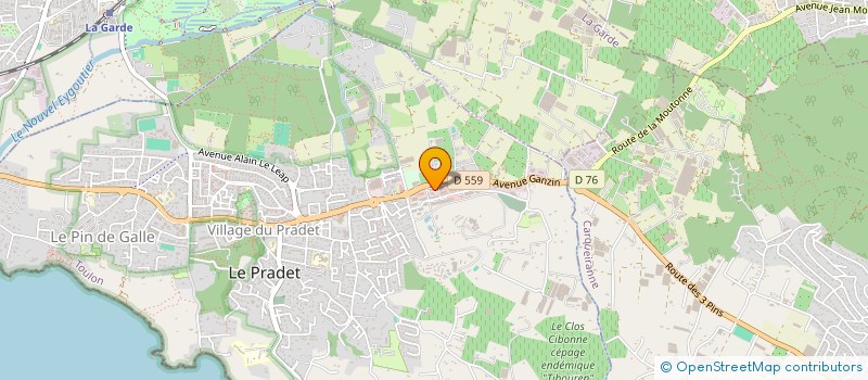 localisation de l'entreprise KF AUTO  LE PRADET