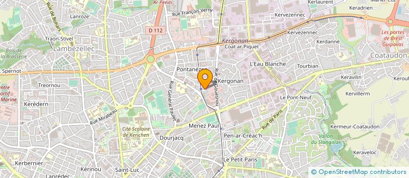 localisation de l'entreprise KF AUTOMOBILES à BREST