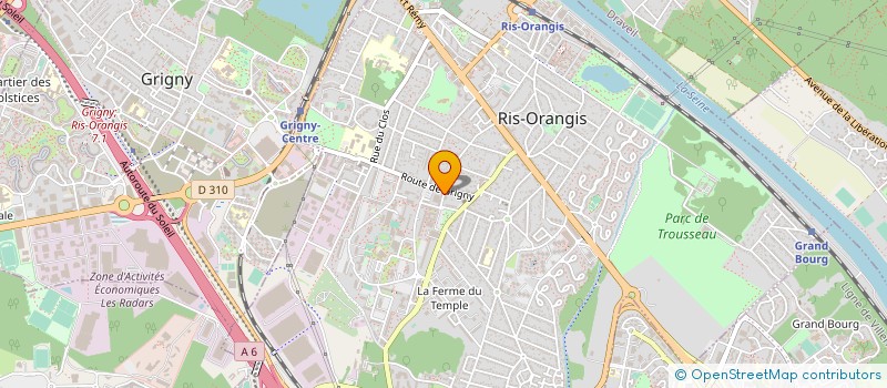 localisation de l'entreprise KF COIFFURE à RIS-ORANGIS