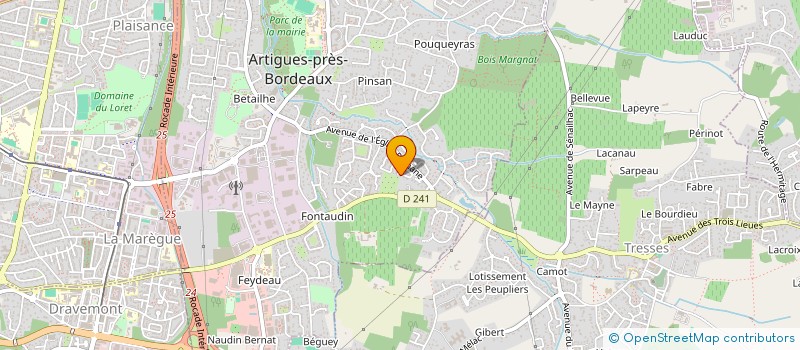 localisation de l'entreprise KF CONSULTING  ARTIGUES-PRES-BORDEAUX