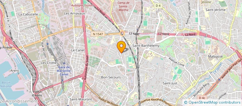 localisation de l'entreprise KF COSMETIC à MARSEILLE