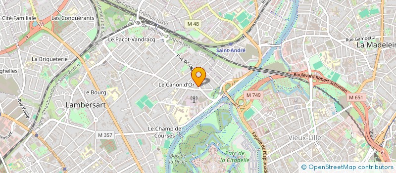 localisation de l'entreprise KF DEVELOPPEMENT à LAMBERSART