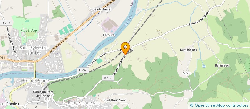 localisation de l'entreprise KF ENERGIES  PENNE-D'AGENAIS