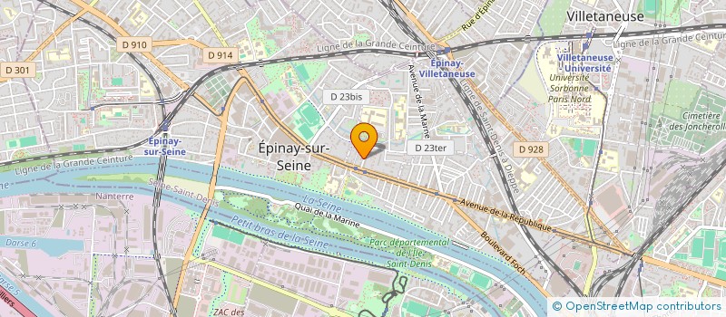 localisation de l'entreprise KF EXPRESS à EPINAY-SUR-SEINE
