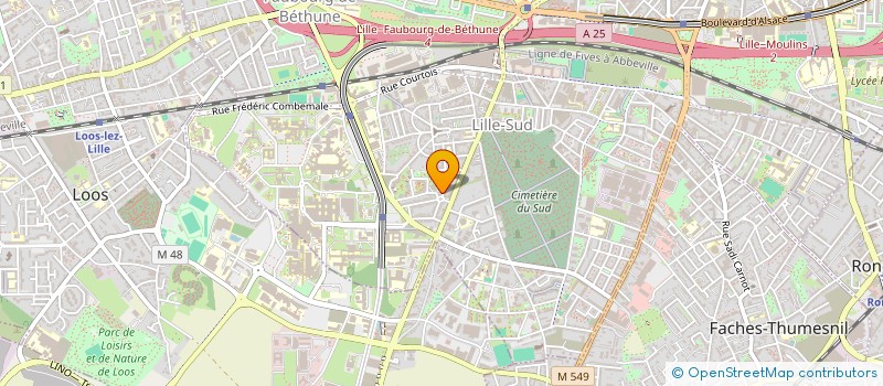 localisation de l'entreprise KF HOLDING à LILLE