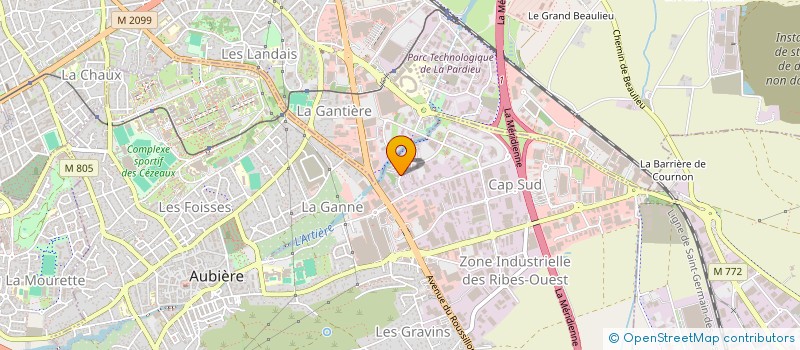 localisation de l'entreprise KF HOLDING  CLERMONT-FERRAND