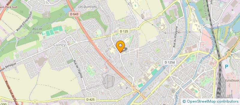 localisation de l'entreprise KF.IMMO à DOUAI