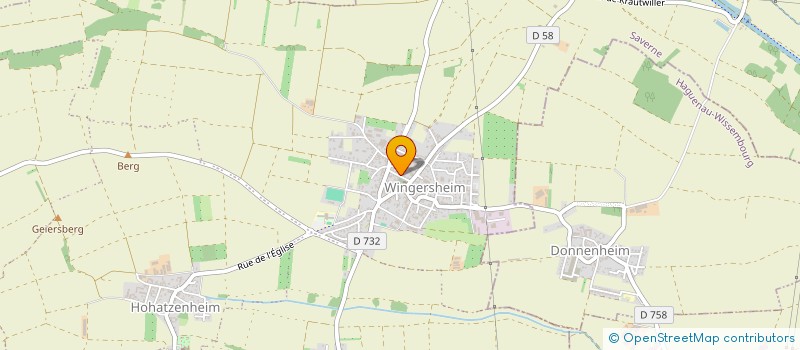 localisation de l'entreprise KF IMMO  WINGERSHEIM LES QUATRE BANS