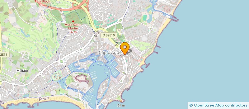 localisation de l'entreprise KF IMMOBILIER  AGDE