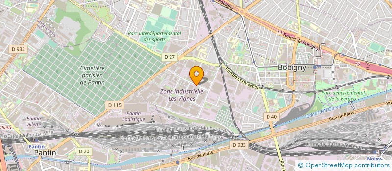 localisation de l'entreprise KF KARMEZ PARIS à BOBIGNY
