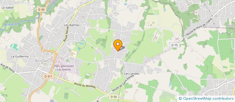 localisation de l'entreprise KF NETT à BRINDAS