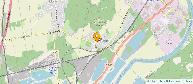 localisation de l'entreprise KF TP à RIVECOURT