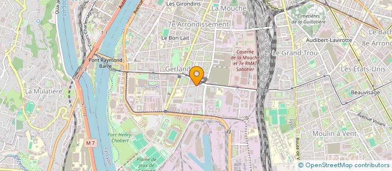 localisation de l'entreprise KF TRANSPORT  LYON