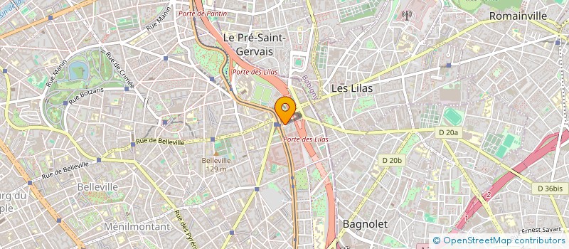 localisation de l'entreprise KF TRANSPORTS  PARIS