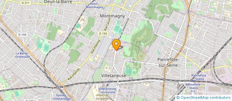 localisation de l'entreprise KFA NETTOYAGE à VILLETANEUSE
