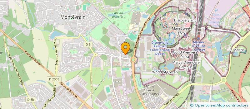 localisation de l'entreprise KFAS BONNE MOUCHE  MONTEVRAIN