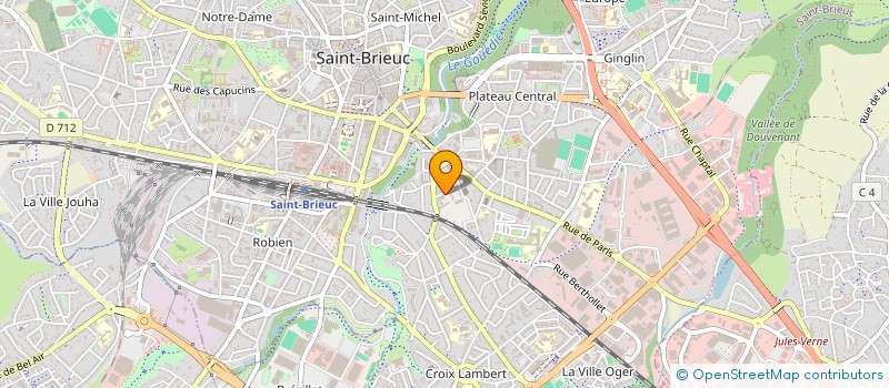 localisation de l'entreprise KFB BOXING CLUB BRIOCHIN à SAINT-BRIEUC
