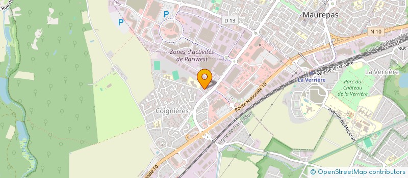 localisation de l'entreprise KFB KFB à COIGNIERES