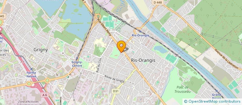 localisation de l'entreprise KFBT CONSULTING à RIS-ORANGIS