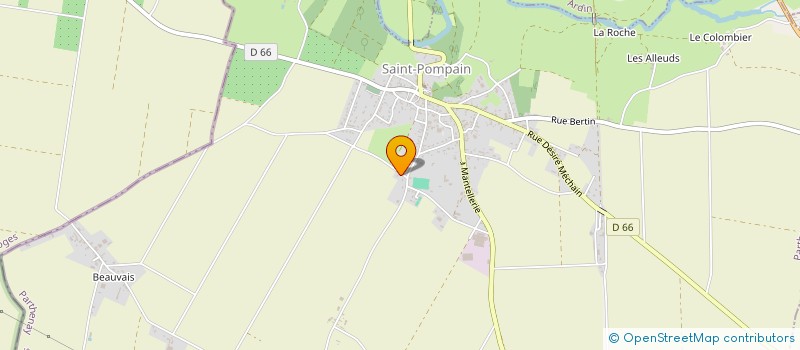 localisation de l'entreprise KFCO  SAINT-POMPAIN