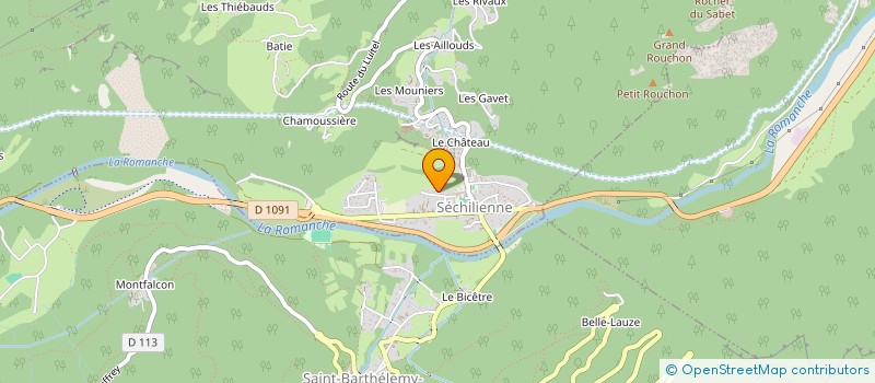 localisation de l'entreprise KFCP  SECHILIENNE