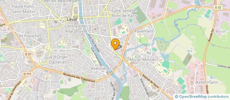 localisation de l'entreprise KFD 53 MARAUDE à LAVAL