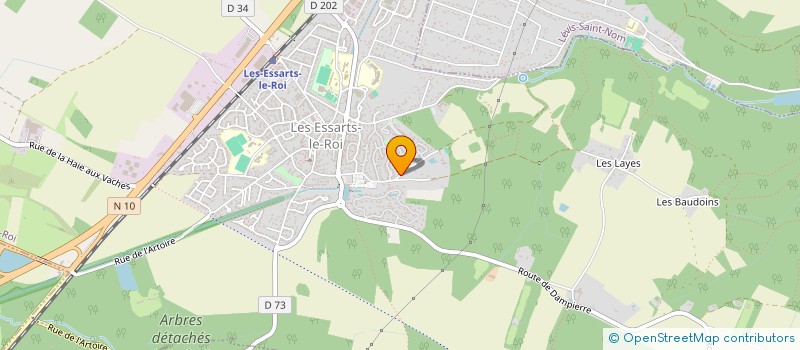 localisation de l'entreprise KFD CONSULTING  LES ESSARTS-LE-ROI