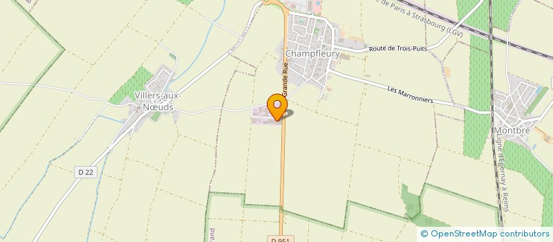 localisation de l'entreprise KFD TINT  CHAMPFLEURY