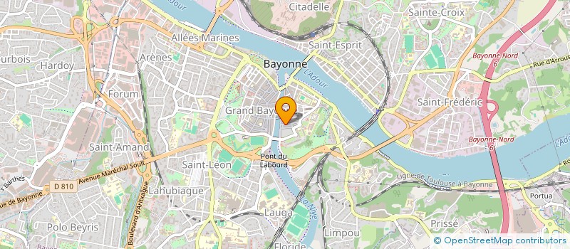 localisation de l'entreprise KFE POP à BAYONNE