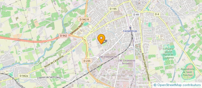 localisation de l'entreprise KFF  CARPENTRAS