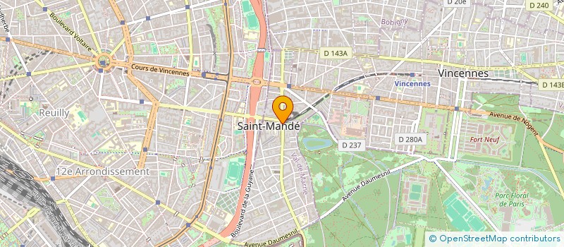 localisation de l'entreprise KFG à SAINT-MANDE