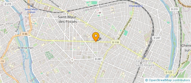 localisation de l'entreprise KFG RENOV  SAINT-MAUR-DES-FOSSES