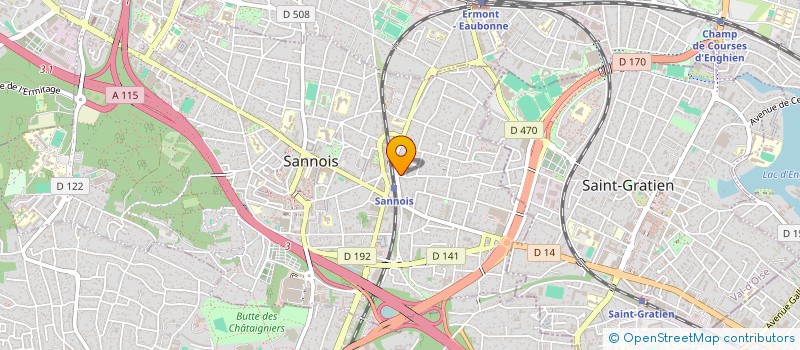 localisation de l'entreprise KFI IMMOBILIER  SANNOIS