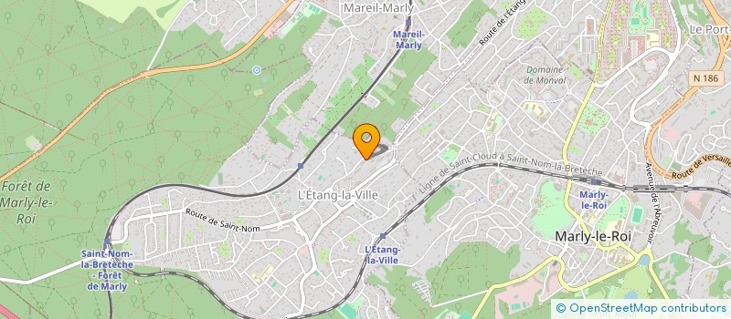 localisation de l'entreprise KFK IMMOBILIER  L'ETANG-LA-VILLE