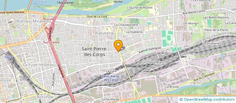 localisation de l'entreprise KFL à SAINT-PIERRE-DES-CORPS