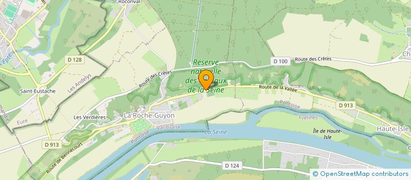 localisation de l'entreprise KFLC  LA ROCHE-GUYON