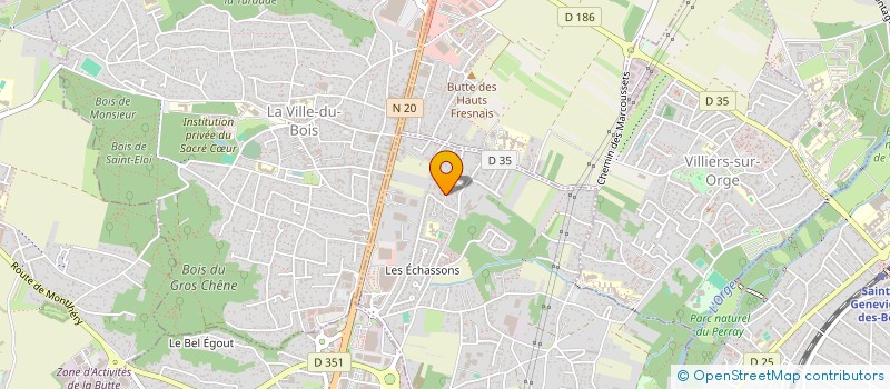 localisation de l'entreprise KFM  LONGPONT-SUR-ORGE