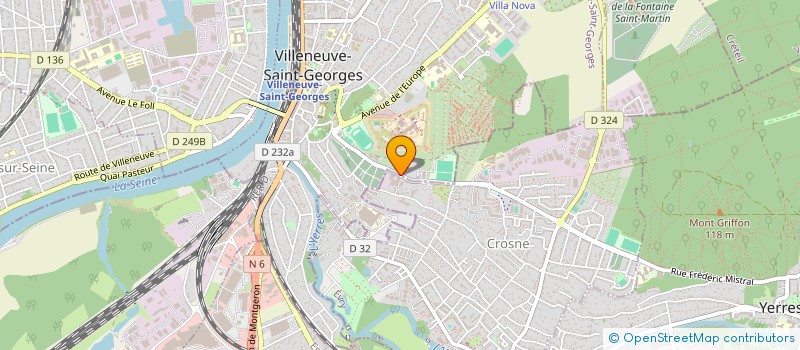 localisation de l'entreprise KFM AUTO  CROSNE