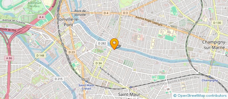 localisation de l'entreprise KFO CONSEIL à SAINT-MAUR-DES-FOSSES