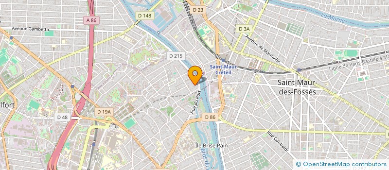 localisation de l'entreprise KFORMATION à CRETEIL