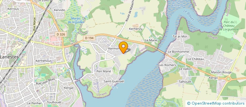 localisation de l'entreprise KFP  LANESTER