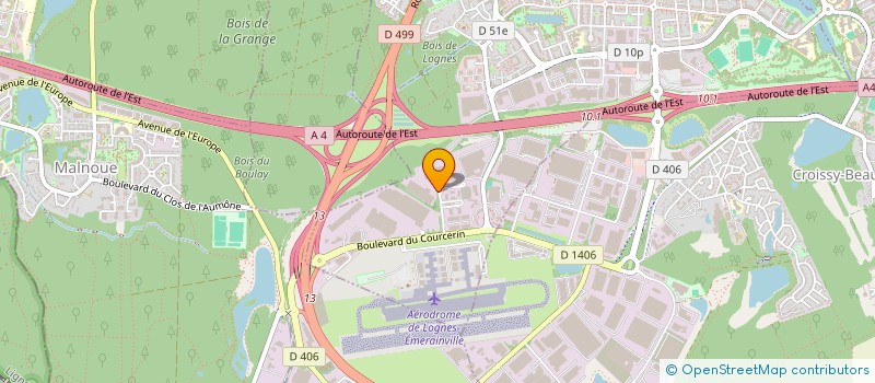 localisation de l'entreprise KFP IMMO  OZOIR-LA-FERRIERE