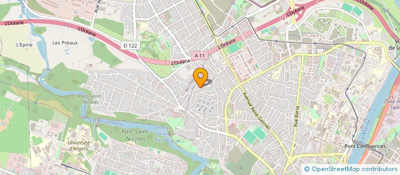localisation de l'entreprise KFR CONSEIL  ANGERS