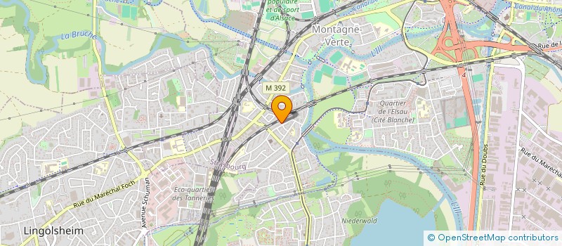 localisation de l'entreprise KFRENT à STRASBOURG