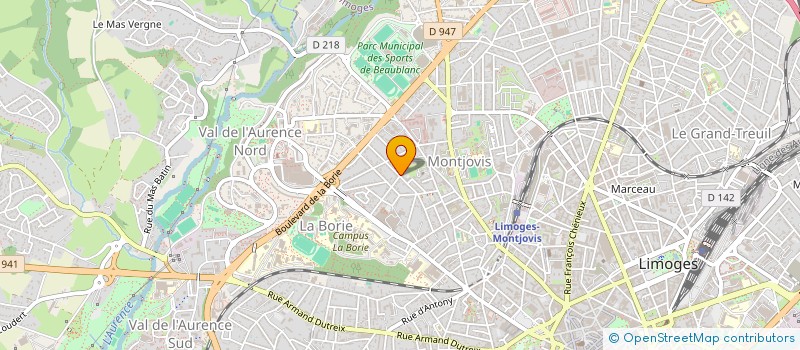 localisation de l'entreprise KFS à LIMOGES